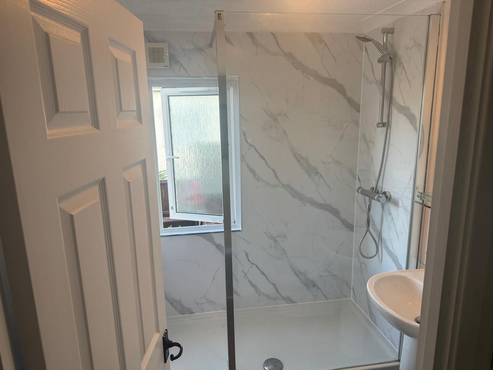 Bathroom plumbing installation completed in Corby